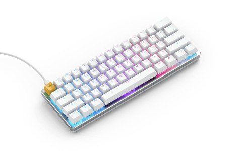 Glorious PC Gaming Race GMMK klawiatura USB QWERTY Amerykański międzynarodowy Srebrny, Biały Glorious PC Gaming Race GMMK klawiatura USB QWERTY Amerykański międzynarodowy Srebrny, Biały