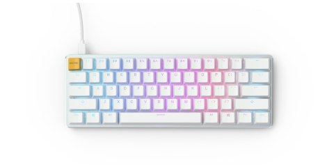 Glorious PC Gaming Race GMMK klawiatura USB QWERTY Amerykański międzynarodowy Srebrny, Biały Glorious PC Gaming Race GMMK klawiatura USB QWERTY Amerykański międzynarodowy Srebrny, Biały