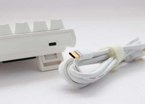 Klawiatura Gaming USB QWERTZ niemiecka Ducky DKON2061ST Biały Klawiatura Gaming USB QWERTZ niemiecka Ducky DKON2061ST Biały