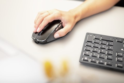 CHERRY DW 9500 SLIM klawiatura Dołączona myszka Uniwersalne RF Wireless + Bluetooth QWERTZ Niemiecki Czarny, Szary CHERRY DW 9500 SLIM klawiatura Dołączona myszka Uniwersalne RF Wireless + Bluetooth QWERTZ Niemiecki Czarny, Szary