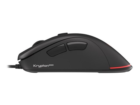 GENESIS Krypton 200 myszka Gaming Po prawej stronie USB Typu-A Optyczny 6400 DPI GENESIS Krypton 200 myszka Gaming Po prawej stronie USB Typu-A Optyczny 6400 DPI