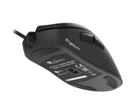 GENESIS Krypton 200 myszka Gaming Po prawej stronie USB Typu-A Optyczny 6400 DPI GENESIS Krypton 200 myszka Gaming Po prawej stronie USB Typu-A Optyczny 6400 DPI