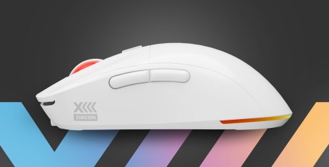 GENESIS Zircon XIII myszka Gaming Oburęczny RF Wireless + USB Type-C Optyczny 26000 DPI GENESIS Zircon XIII myszka Gaming Oburęczny RF Wireless + USB Type-C Optyczny 26000 DPI