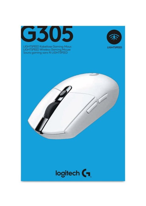Logitech G G305 myszka Po prawej stronie RF Wireless + Bluetooth Optyczny 12000 DPI Logitech G G305 myszka Po prawej stronie RF Wireless + Bluetooth Optyczny 12000 DPI
