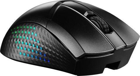 MSI CLUTCH GM51 LIGHTWEIGHT WIRELESS myszka Gaming Po prawej stronie RF Wireless + Bluetooth + USB Type-C Optyczny 26000 DPI MSI CLUTCH GM51 LIGHTWEIGHT WIRELESS myszka Gaming Po prawej stronie RF Wireless + Bluetooth + USB Type-C Optyczny 26000 DPI