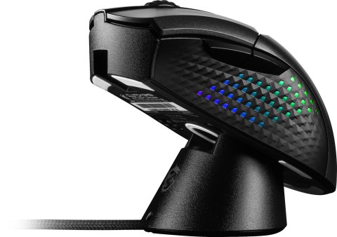 MSI CLUTCH GM51 LIGHTWEIGHT WIRELESS myszka Gaming Po prawej stronie RF Wireless + Bluetooth + USB Type-C Optyczny 26000 DPI MSI CLUTCH GM51 LIGHTWEIGHT WIRELESS myszka Gaming Po prawej stronie RF Wireless + Bluetooth + USB Type-C Optyczny 26000 DPI