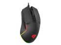 Mysz dla graczy Genesis Krypton 220 6400DPI RGB czarna gamingowa programowalna