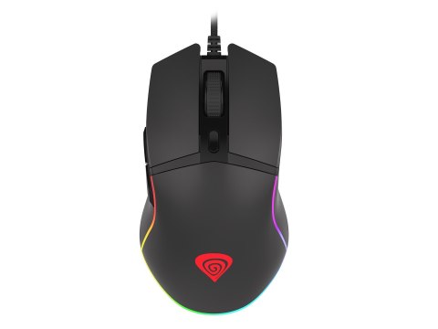 Mysz dla graczy Genesis Krypton 220 6400DPI RGB czarna gamingowa programowalna Mysz dla graczy Genesis Krypton 220 6400DPI RGB czarna gamingowa programowalna