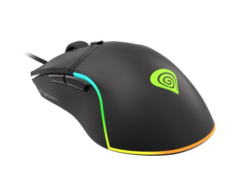 Mysz dla graczy Genesis Krypton 220 6400DPI RGB czarna gamingowa programowalna Mysz dla graczy Genesis Krypton 220 6400DPI RGB czarna gamingowa programowalna