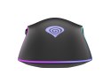 Mysz dla graczy Genesis Krypton 220 6400DPI RGB czarna gamingowa programowalna