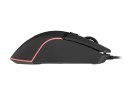 Mysz dla graczy Genesis Krypton 220 6400DPI RGB czarna gamingowa programowalna