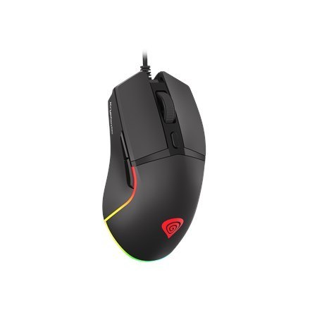 Mysz dla graczy Genesis Krypton 220 6400DPI RGB czarna gamingowa programowalna Mysz dla graczy Genesis Krypton 220 6400DPI RGB czarna gamingowa programowalna