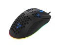 Myszka gamingowa Natec GENESIS Krypton 555 mysz przewodowa dla graczy 8000 DPI RGB Czarny