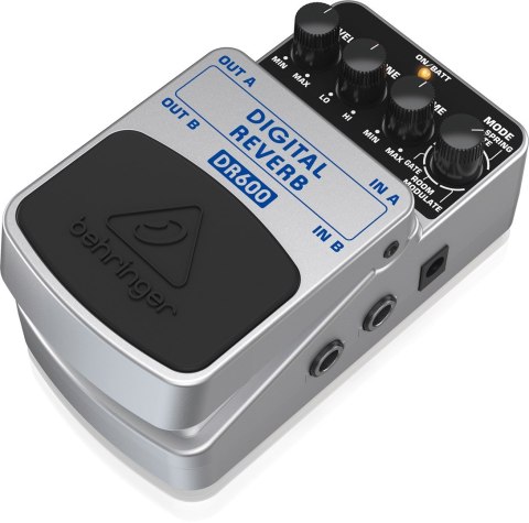 Behringer DR600 pedał z efektami Pedał ekspresji Czarny, Srebrny Behringer DR600 pedał z efektami Pedał ekspresji Czarny, Srebrny