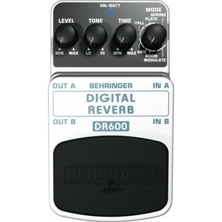 Behringer DR600 pedał z efektami Pedał ekspresji Czarny, Srebrny Behringer DR600 pedał z efektami Pedał ekspresji Czarny, Srebrny