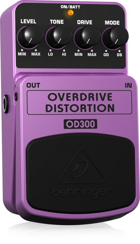 Behringer OD300 pedał z efektami Fioletowy, Czarny Behringer OD300 pedał z efektami Fioletowy, Czarny