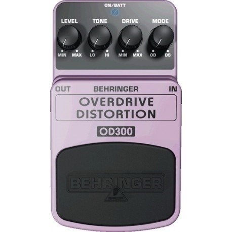 Behringer OD300 pedał z efektami Fioletowy, Czarny Behringer OD300 pedał z efektami Fioletowy, Czarny
