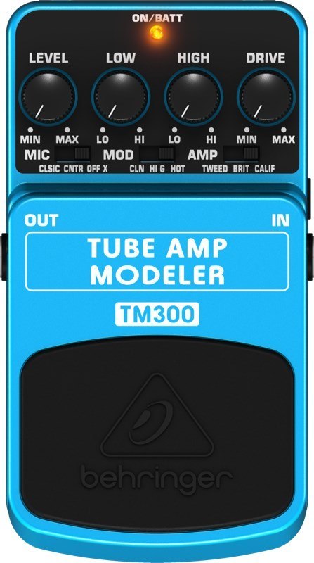 Behringer TM300 pedał z efektami Czarny, Niebieski Behringer TM300 pedał z efektami Czarny, Niebieski