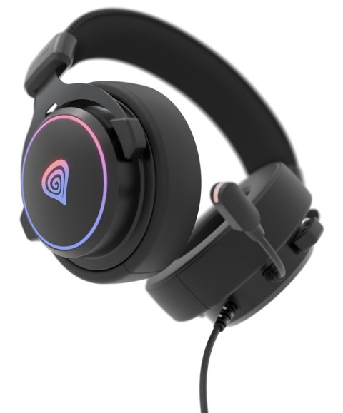 GENESIS NSG-2169 słuchawki/zestaw słuchawkowy Przewodowa Opaska na głowę Gaming USB Typu-A Czarny GENESIS NSG-2169 słuchawki/zestaw słuchawkowy Przewodowa Opaska na głowę Gaming USB Typu-A Czarny