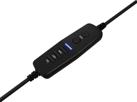 GENESIS NSG-2169 słuchawki/zestaw słuchawkowy Przewodowa Opaska na głowę Gaming USB Typu-A Czarny GENESIS NSG-2169 słuchawki/zestaw słuchawkowy Przewodowa Opaska na głowę Gaming USB Typu-A Czarny