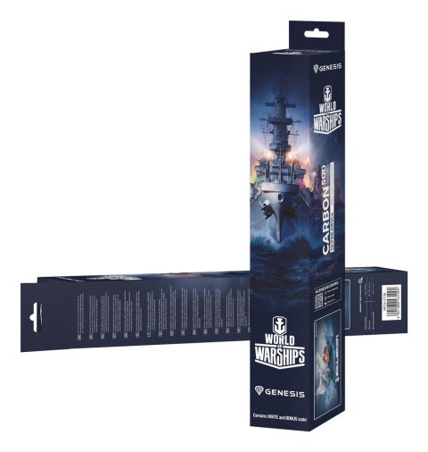 Genesis podkładka pod mysz Carbon 500 Maxi World of Warships Błyskawica 900x450mm Genesis podkładka pod mysz Carbon 500 Maxi World of Warships Błyskawica 900x450mm
