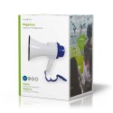 Nedis MEPH150WT megafon Biały, Niebieski