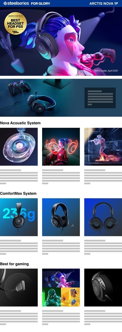 Steelseries Arctis Nova 1P Zestaw słuchawkowy Przewodowa Opaska na głowę Gaming Czarny Steelseries Arctis Nova 1P Zestaw słuchawkowy Przewodowa Opaska na głowę Gaming Czarny