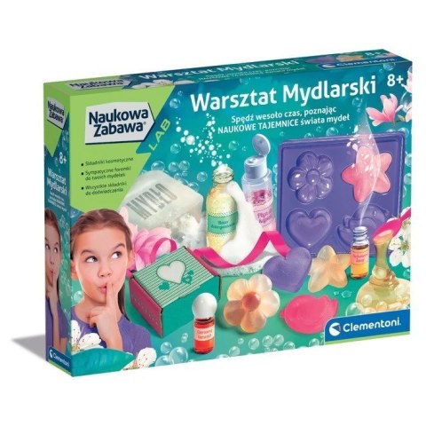 Clementoni Naukowa zabawa. Warsztat mydlarski Mydełka 50888 Clementoni Naukowa zabawa. Warsztat mydlarski Mydełka 50888