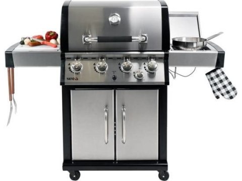 Grill gazowy YG.GRILL GAZOWY 4+1 stal nierdzewna 17,5KW