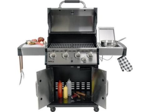 Grill gazowy YG.GRILL GAZOWY 4+1 stal nierdzewna 17,5KW