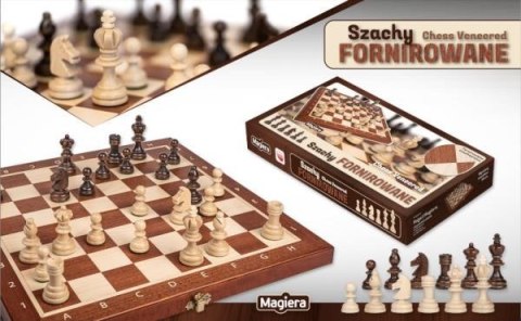 Szachy fornirowane 35cm 30261 Szachy fornirowane 35cm 30261