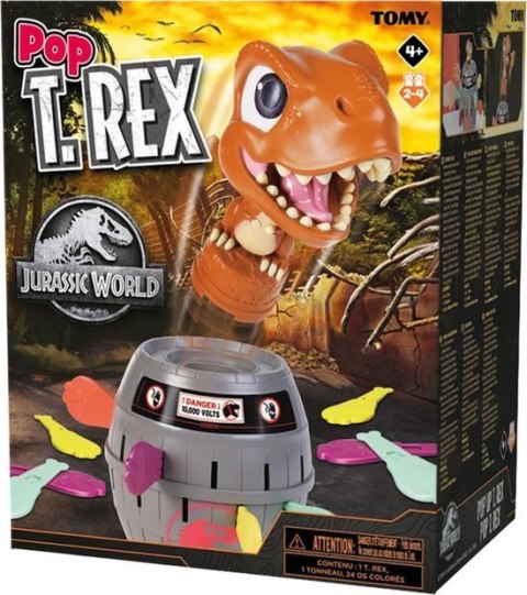 Tomy Pop Up T-Rex zabawka rozwijająca sprawność ruchową Tomy Pop Up T-Rex zabawka rozwijająca sprawność ruchową