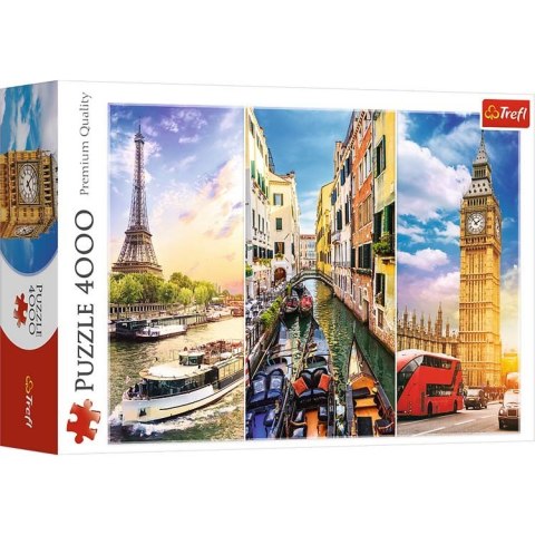Trefl 45009 puzzle Puzzle układanka 4000 szt. Miast Trefl 45009 puzzle Puzzle układanka 4000 szt. Miast