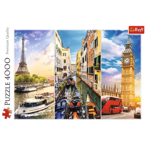 Trefl 45009 puzzle Puzzle układanka 4000 szt. Miast Trefl 45009 puzzle Puzzle układanka 4000 szt. Miast
