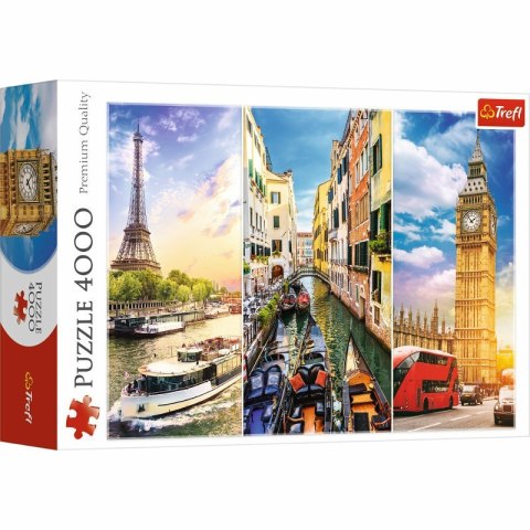 Trefl 45009 puzzle Puzzle układanka 4000 szt. Miast Trefl 45009 puzzle Puzzle układanka 4000 szt. Miast