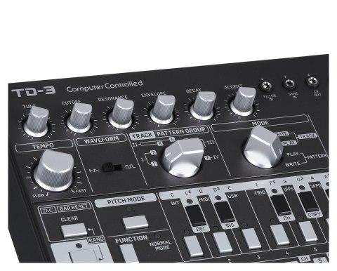 Behringer TD-3-BK Syntezator linii basowej Behringer TD-3-BK Syntezator linii basowej