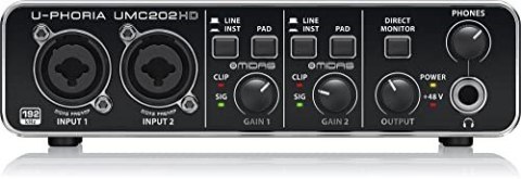 Behringer UMC202HD - Interfejs audio USB Behringer UMC202HD - Interfejs audio USB