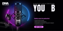 DNA YOU2B - Zestaw mikrofon interfejs audio, statyw
