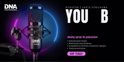 DNA YOU2B - Zestaw mikrofon interfejs audio, statyw