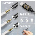Axagon ADA-HC kabel audio 0,1 m 3.5mm USB Type-C Czarny