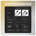 Axagon ADA-HCPD kabel audio 0,1 m USB-C, 3.5 mm USB-C Czarny