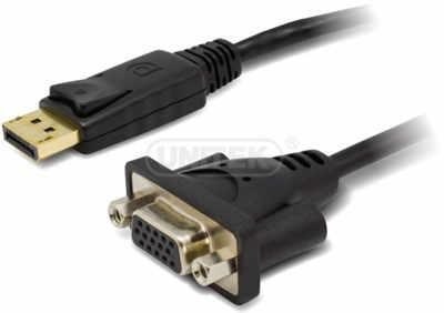 ADAPTER UNITEK Y-5118VF DisplayPort to VGA ADAPTER UNITEK Y-5118VF DisplayPort to VGA