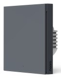 AQARA SMART WALL SWITCH H1 GREY (NO NEUTRAL, SINGLE ROCKER)