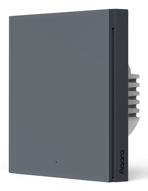 AQARA SMART WALL SWITCH H1 GREY (NO NEUTRAL, SINGLE ROCKER) AQARA SMART WALL SWITCH H1 GREY (NO NEUTRAL, SINGLE ROCKER)