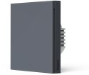 AQARA SMART WALL SWITCH H1 GREY (NO NEUTRAL, SINGLE ROCKER)