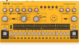 Behringer RD-6-AM Maszyna perkusyjna - bursztynowy
