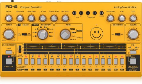 Behringer RD-6-AM Maszyna perkusyjna - bursztynowy