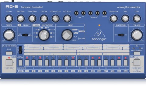 Behringer RD-6-BU automat rytmiczny / perkusyjny Behringer RD-6-BU automat rytmiczny / perkusyjny