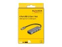 DeLOCK 4-portowy koncentrator USB 5 Gbps ze złączem USB Typu-A — z boku porty USB Typu-A