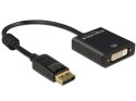 DeLOCK 62599 adapter kablowy 0,2 m DisplayPort DVI-I Czarny